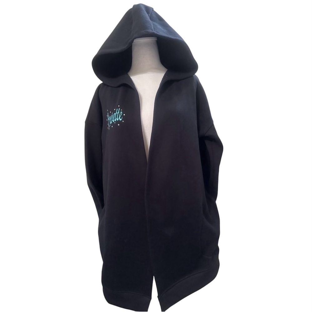ACTIVE LIFE CORVETTE - Black Hoodie Open Jacket Size Large
